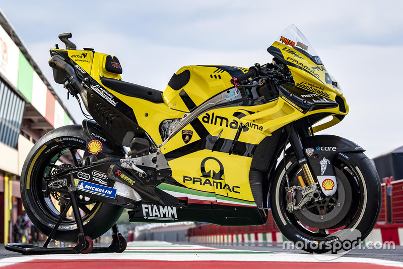 La speciale livrea Lamborghini della Pramac Racing