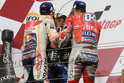 Марк Маркес, Repsol Honda Team, Андреа Довіціозо, Ducati Team, Валентино Россі, Yamaha Factory Racin