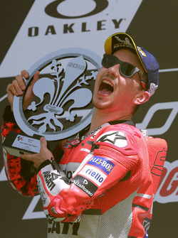Podyum: Yarış galibi Jorge Lorenzo, Ducati Team