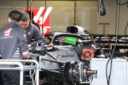 Haas F1 Team VF-18 in the garage