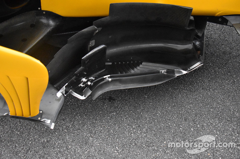 Detalle del RS17 del Renault Sport F1 Team