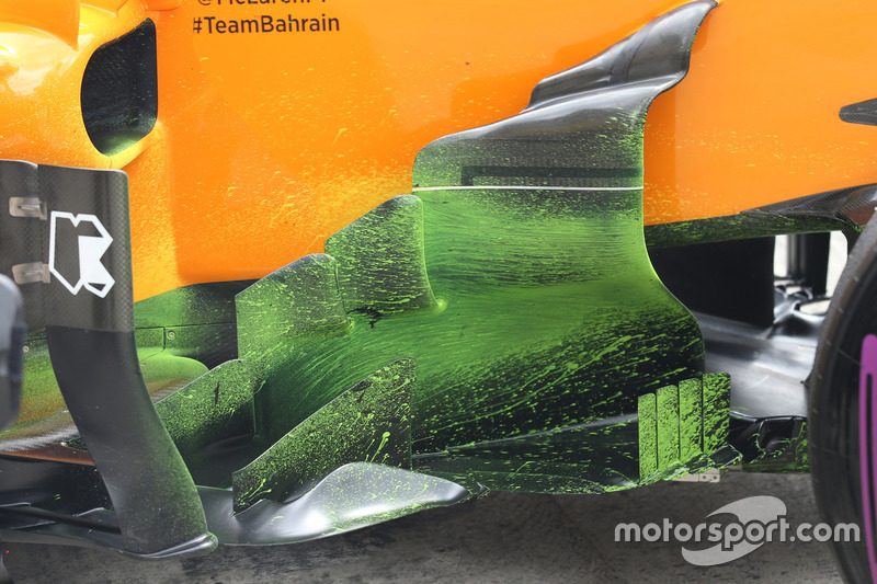 Bargeboard del McLaren MCL33 de Fernando Alonso