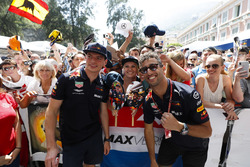 Daniel Ricciardo, Red Bull Racing, e Max Verstappen, Red Bull Racing