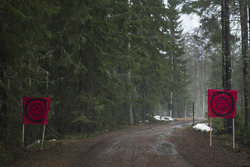 Part of the rally route
