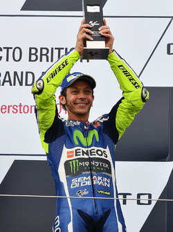 Podium: derde plaats Valentino Rossi, Yamaha Factory Racing