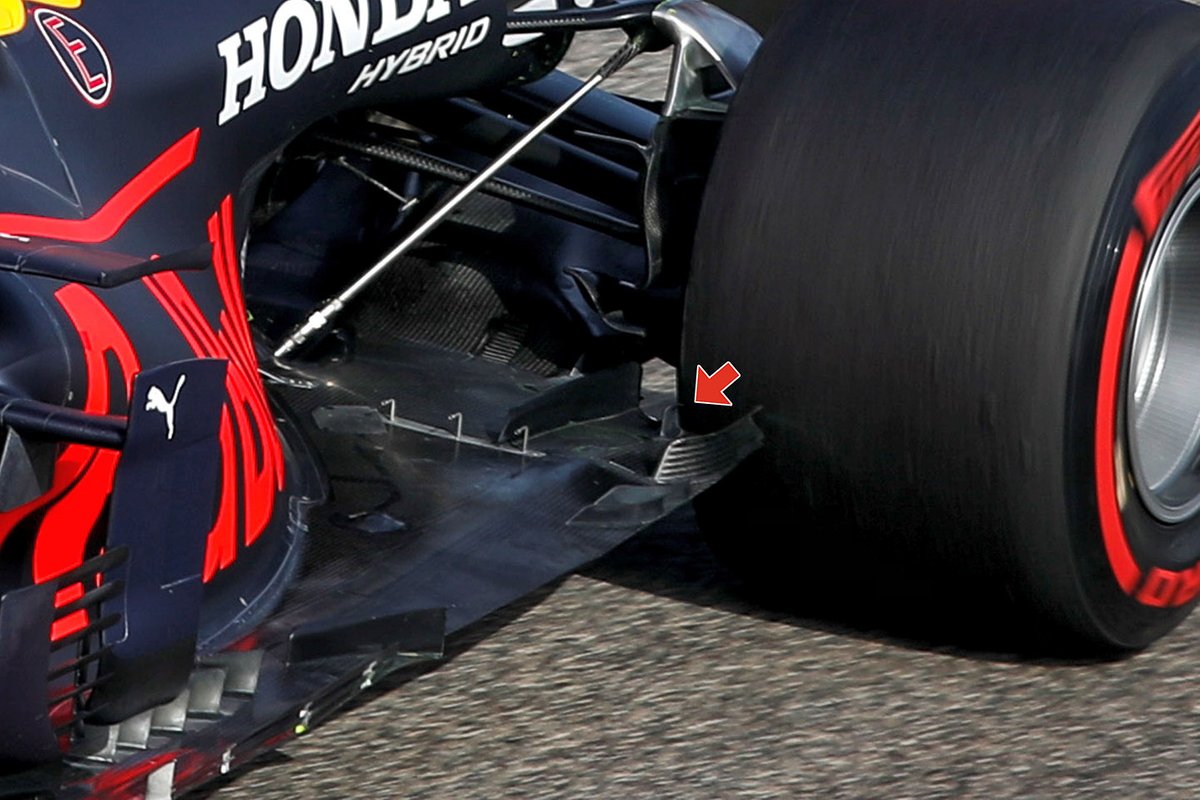 Alerón del suelo del Red Bull RB16B