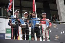 Podium: Race winner Lando Norris, Carlin Dallara F317 - Volkswagen, second place Joel Eriksson, Motopark Dallara F317 - Volkswagen, third olace Guan Yu Zhou, Prema Powerteam, Dallara F317 - Mercedes-Benz