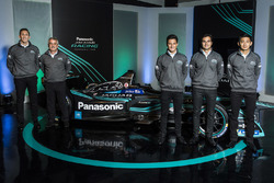 James Barclay, Teamdirektor, Jaguar Racing, Gerd Mäuser, Geschäftsführer, Panasonic Jaguar Racing, Mitch Evans, Nelson Piquet Jr, Ho-Pin Tung