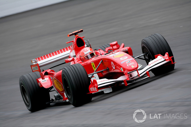 2005 - Indianapolis: Michael Schumacher, Ferrari F2005
