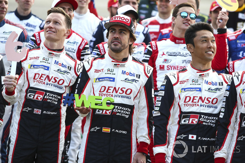 #8 Toyota Gazoo Racing Toyota TS050: Sébastien Buemi, Kazuki Nakajima, Fernando Alonso