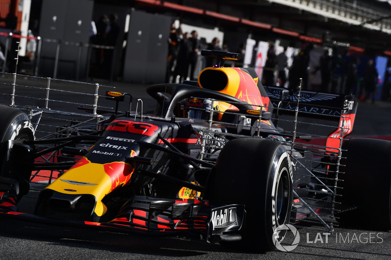 Макс Ферстаппен, Red Bull Racing RB14, з аеро-сенсорами