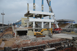 Arbeiten in Interlagos