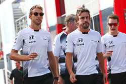 Дженсон Баттон, McLaren та його товариш по команді Фернандо Алонсо, McLaren