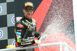 Podyum: Yarış galibi Jonathan Rea, Kawasaki Racing