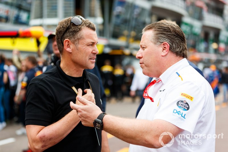 Tom Kristensen, Zak Brown, Executive Director, McLaren