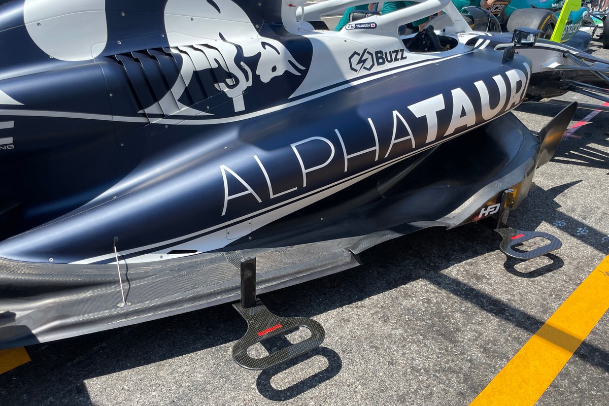 Detalle del AlphaTauri AT03
