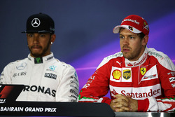 Press conference: Lewis Hamilton, Mercedes AMG F1 Team and Sebastian Vettel, Ferrari