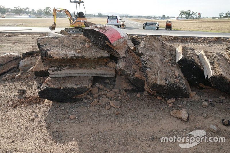 Track works at Winton Motor Raceway