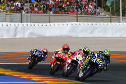 Valentino Rossi, Yamaha Factory Racing, Andrea Iannone, Ducati Team, Marc Marquez, Repsol Honda Team