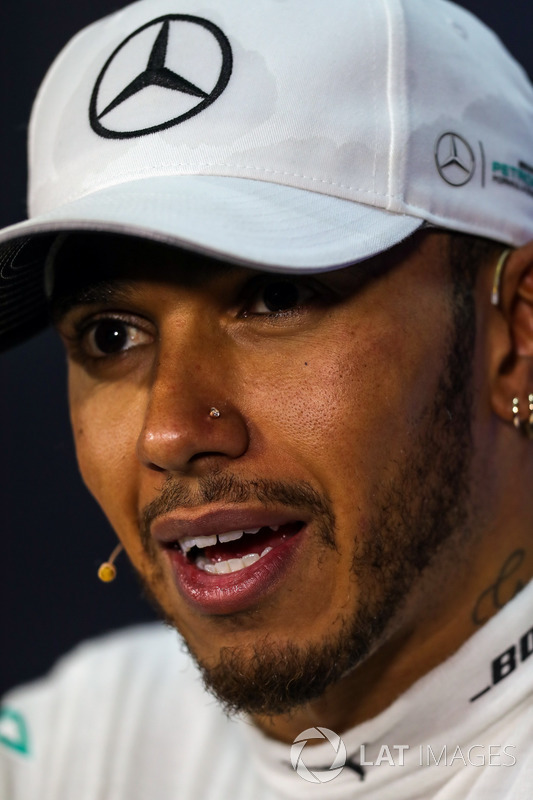 Lewis Hamilton, Mercedes AMG F1 in the Press Conference