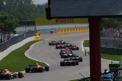 The start of the race