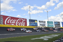 Toyota Camry Pace Car, Kevin Harvick, Stewart-Haas Racing Ford, Kyle Busch, Joe Gibbs Racing Toyota