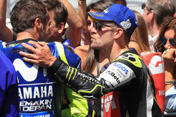 Thrid place Valentino Rossi, Yamaha Factory Racing, Cal Crutchlow, Team LCR Honda