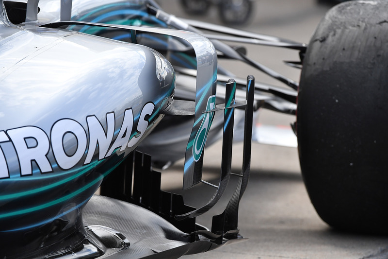 Mercedes-AMG F1 W09 barge board detail