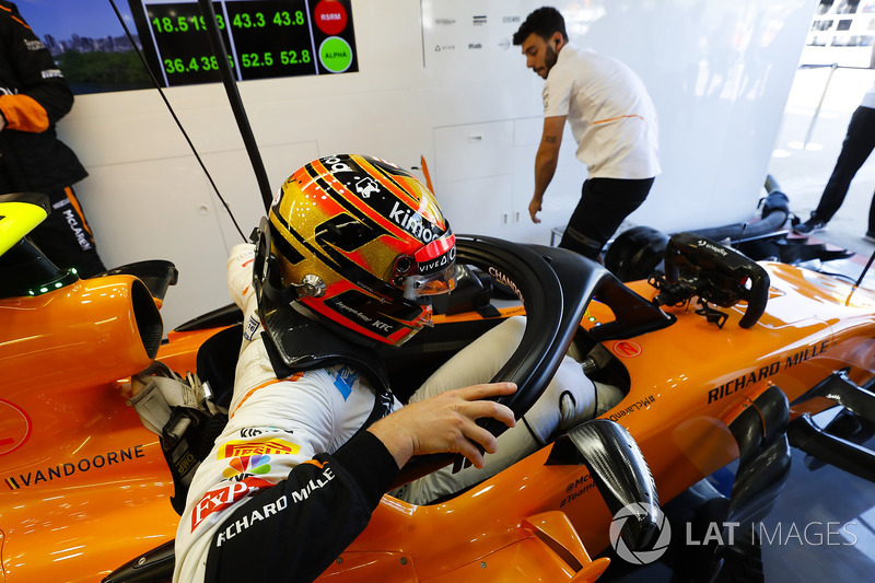 Stoffel Vandoorne, McLaren, masuk kokpit