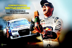 2016 World Rallycross Champion Mattias Ekström, EKS RX Audi S1