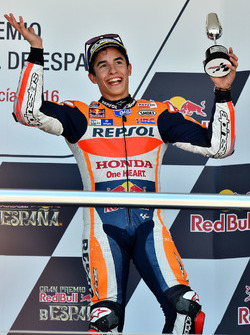 Podium: third place Marc Marquez, Repsol Honda Team