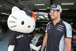 Sergio Perez, Sahara Force India F1 met Hello Kitty