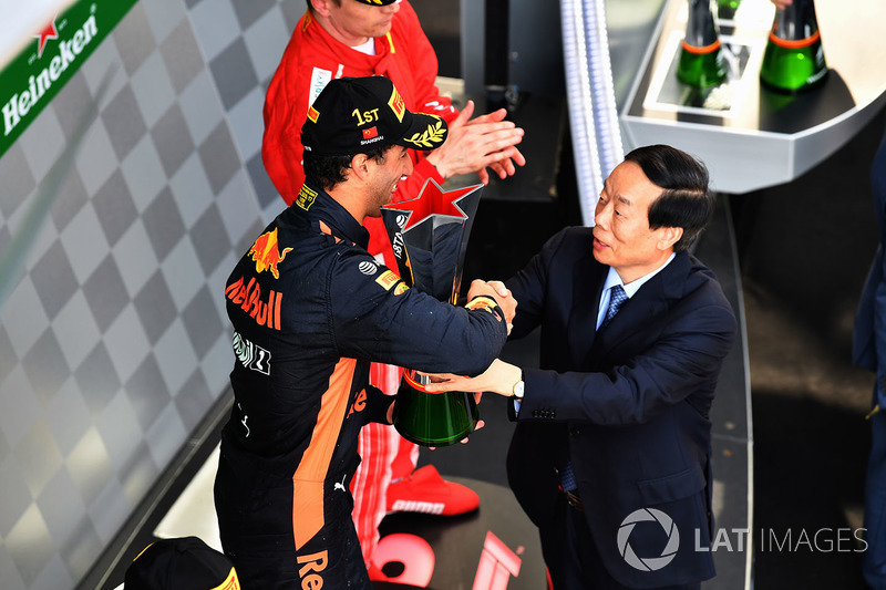 Yarış galibi Daniel Ricciardo, Red Bull Racing