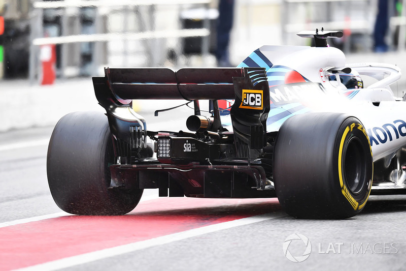 Lance Stroll, Williams FW41 arka
