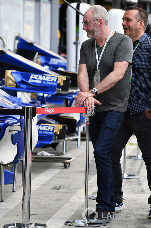 Liam Cunningham, Actor and Stefano Zuech, Motorsport Consultant