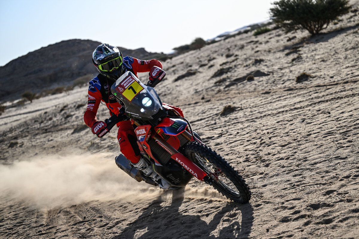 Pablo Quintanilla au guidon de sa Honda.