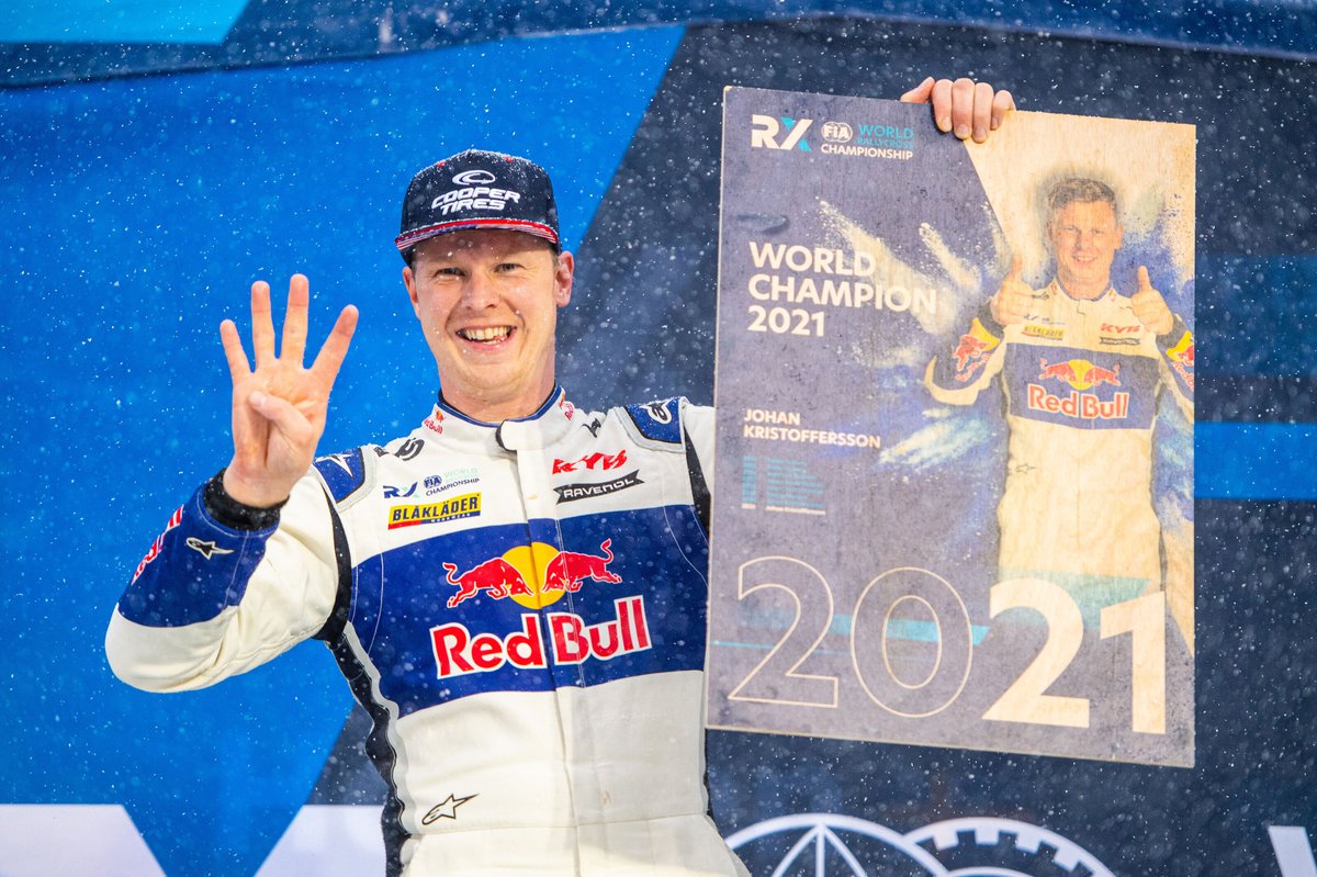 Vierter WRX-Titel für Johan Kristoffersson nach 2017, 2018 und 2020