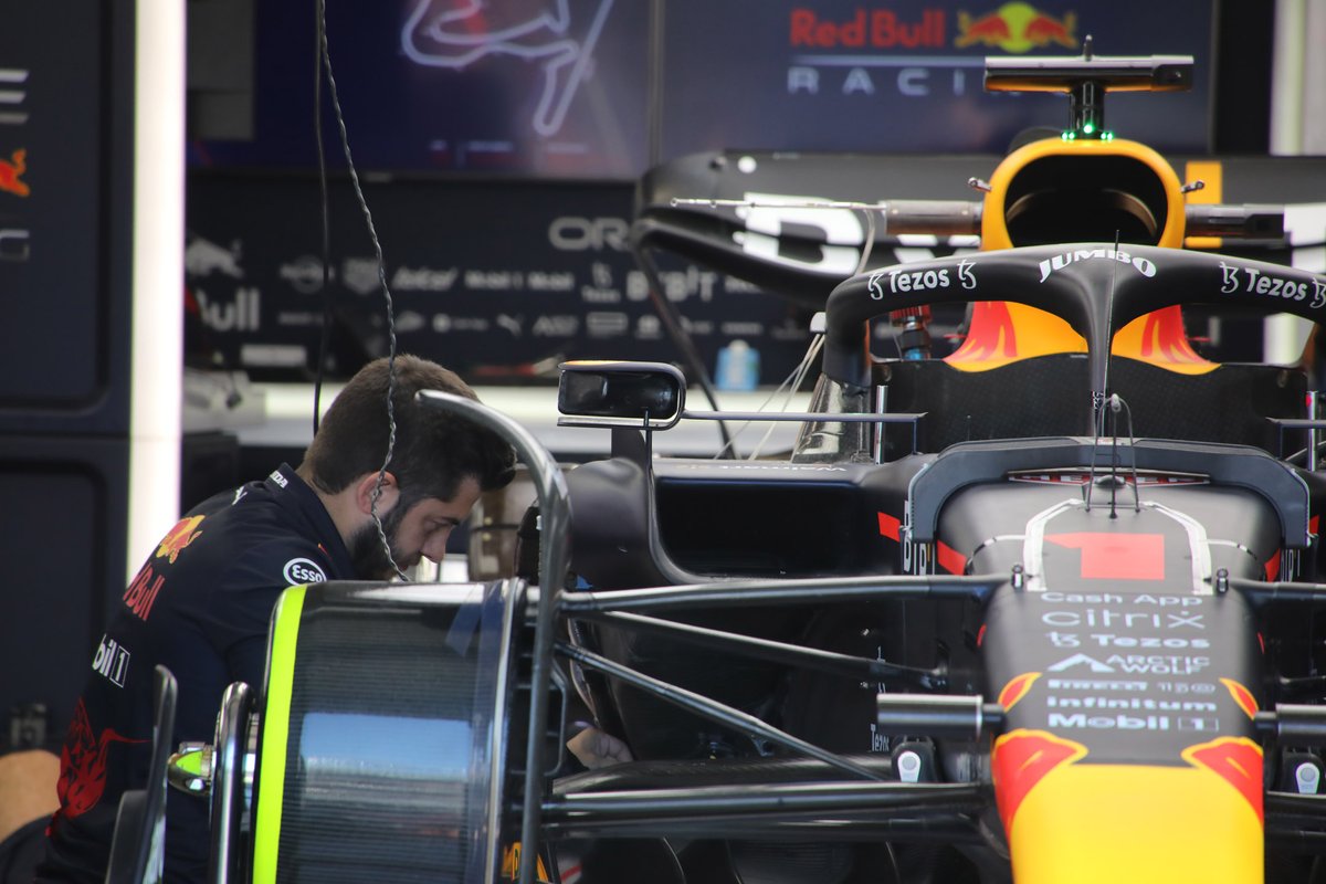 Sensores en el Red Bull RB18 de Max Verstappen