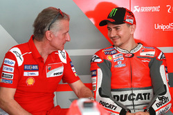 Paolo Ciabatti, Ducati Sporting director, Jorge Lorenzo, Ducati Team