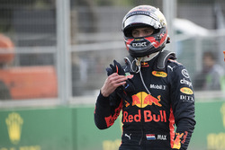После аварии: Макс Ферстаппен, Red Bull Racing