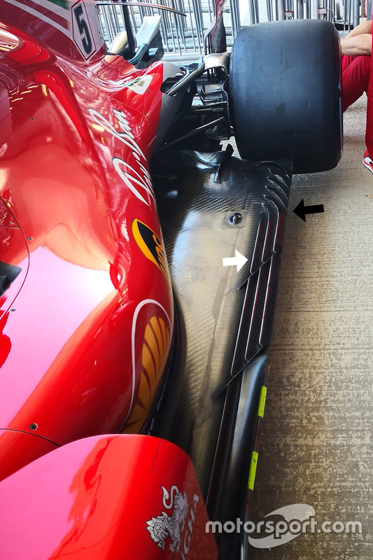 Ferrari SF71H floor
