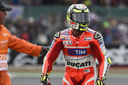 Andrea Iannone, Ducati Team after his crash