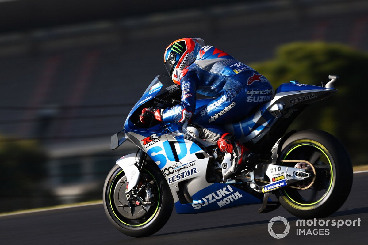 Alex Rins tijdens de Grand Prix van Portugal