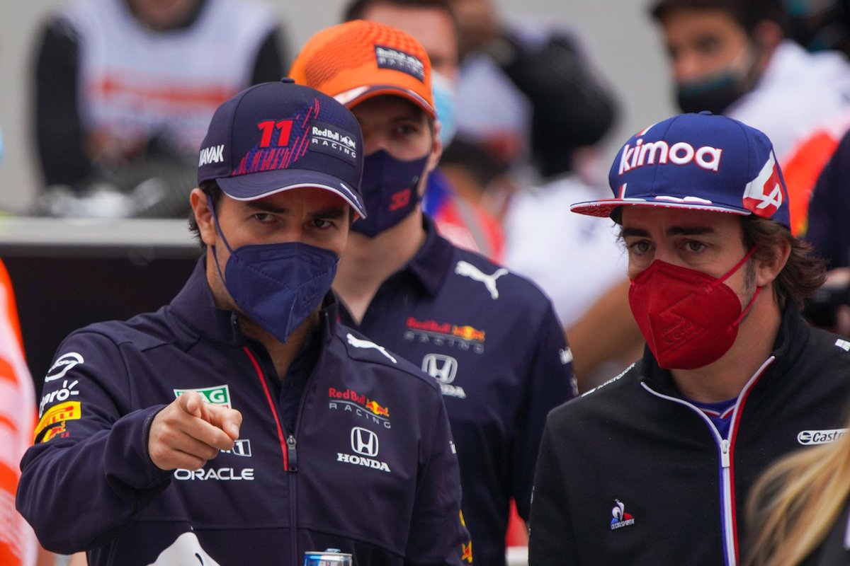 Sergio Perez, Red Bull Racing, Fernando Alonso, Alpine