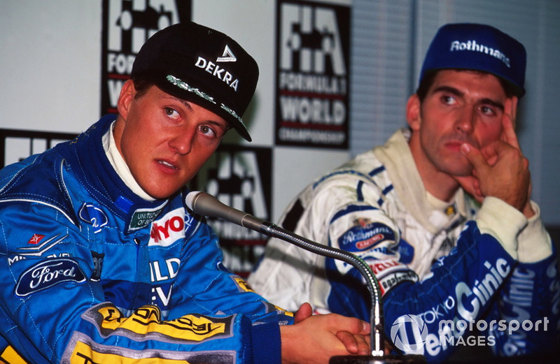 Basın Açıklamaları, Michael Schumacher, Benetton ve Damon Hill, Williams
