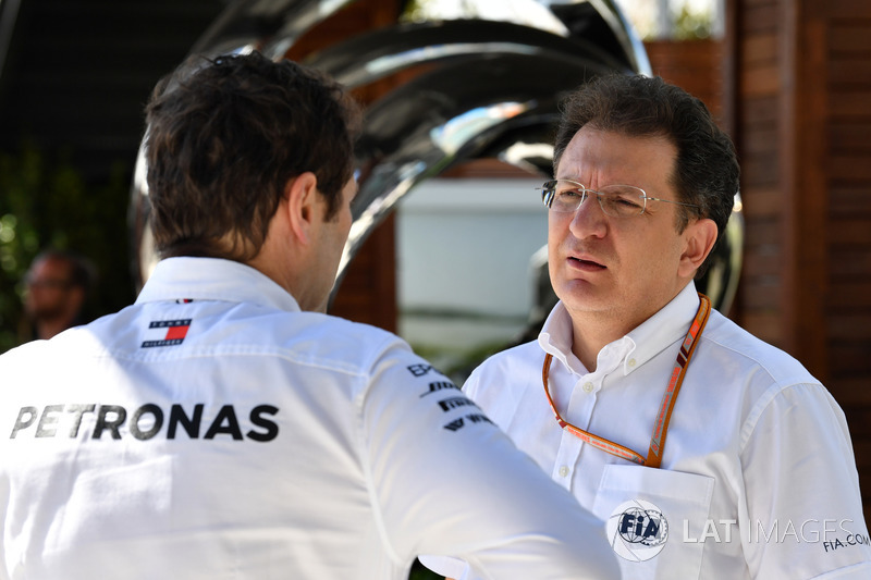 Aldo Costa, Mercedes AMG F1, e Nicholas Tombazis, Responsabile tecnico delle monoposto FIA