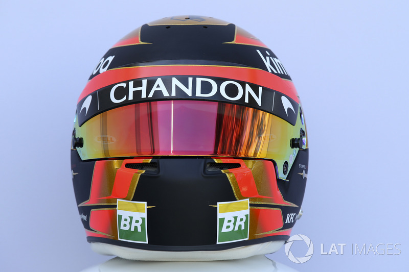 Casco de Stoffel Vandoorne, McLaren