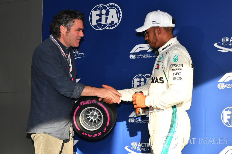 Pole pozisyonu galibi Lewis Hamilton, Mercedes-AMG F1