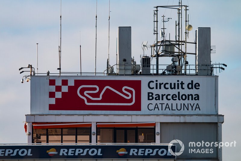 The Barcelona Circuit race control tower
