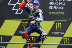Podio: il vincitore Jorge Lorenzo, Yamaha Factory Racing